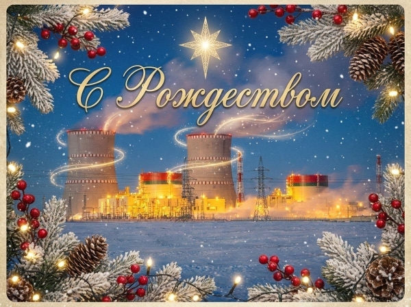 Поздравление с православным Рождеством генерального директора Белорусской АЭС