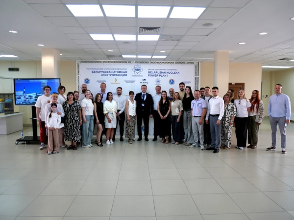 JSC “Belaruskali” youth volunteers visited Belarusian Nuclear Power Plant