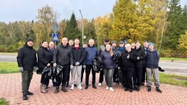 Belarusian NPP took an active part in the district cleanup: more than 200 trees and cleaned up areas