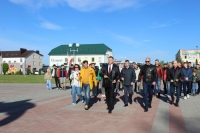 International hockey tournament in honor of the 80th anniversary of the Victory was held on Ostrovets ice rink